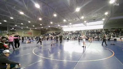 132 lbs Champ. Round 1 - Bridger Goddard, Elk Ridge vs Gage Nielson, Canyon View