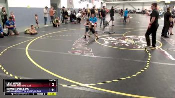 40 lbs Cons. Semi - Levi Wade, Mid Valley Wrestling Club vs Rowen Phillips, Anchorage Freestyle Wrestling Club