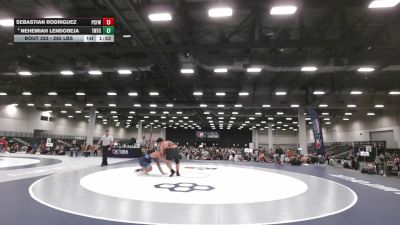 285 lbs Quarters - Sebastian Rodriguez, Putnam City Freestyle Wrestling Club vs Nehemiah Lendobeja, Team Nazar Training Center