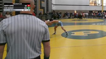 133Black lbs Rr Rnd 1 - Matty Lopes, Lehigh-UNATT vs Evin Gursoy, Columbia
