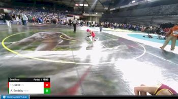 58 lbs Semifinal - Payton Soto, Sunnyside Ironman Wrestling vs Alsea Goldsby, Mat Demon Wrestling Club