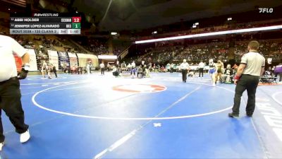 125 Class 2 lbs Champ. Round 1 - Anna Bowles, Francis Howell vs Christian Willis, Lafayette (Wildwood)