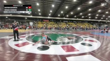 90 lbs 1st Place Match - Briggs Robbins, West Central vs Jaxton Schurch, BERESFORD