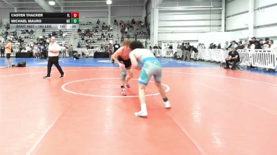 160 lbs Consi Of 32 #1 - Casten Thacker, FL vs Michael Mauro, NC
