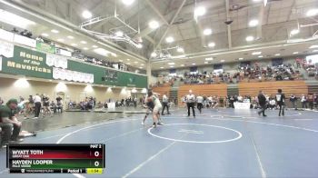 190 lbs Champ. Round 2 - Wyatt Toth, Great Oak vs Hayden Looper, Palo Verde