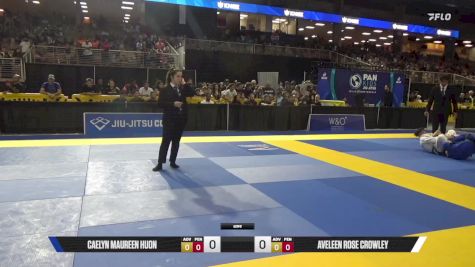 Aveleen Rose Crowley vs Caelyn Maureen Huon 2025 Pan Kids Jiu-Jitsu IBJJF Championship