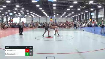 95 lbs Prelims - Ryan Luckey, Team Diamond Fish vs Brayden Pequignot, Buffalo Valley Wrestling Club