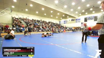 138 lbs Champ. Round 2 - Angel Cruz, Cathedral City vs Christopher Green, Bear Wrestling Academy