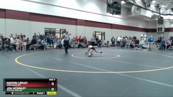 58-61 lbs Quarterfinal - Ashton Lepley, Noblesville WC vs Jon McGinley, Fighting Irish WC