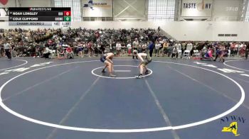 131 lbs Champ. Round 2 - Noah Longley, Salamanca Wrestling Club vs Cole Clifford, Grain House Grapplers Wrestling Club