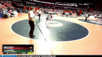 2A 132 lbs Quarterfinal - Nino Protti, Chicago (St. Rita) vs Ty Edwards, Yorkville (Y. Christian)