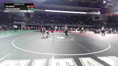 106 lbs Quarterfinal - Eli Mayer, Vacaville vs Declan Leonard, Del Oro