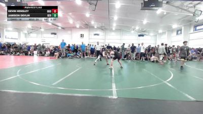 146 lbs Consi Of 4 - Devin Hensley, Ohio Gold-HS vs Jamison Devlin, Revival-HS