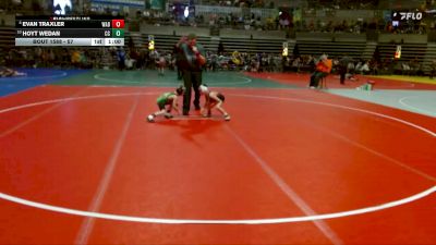 57 lbs Cons. Round 2 - Hoyt Wedan, Chisago City vs Evan Traxler, Wabasso