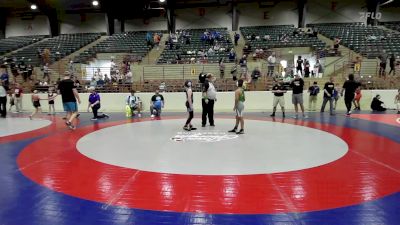 91 lbs 3rd Place - Brandyn Kozlowski, Backyard Bullies Wrestling Club vs Landon Bowers, Franklin County Youth Wrestling