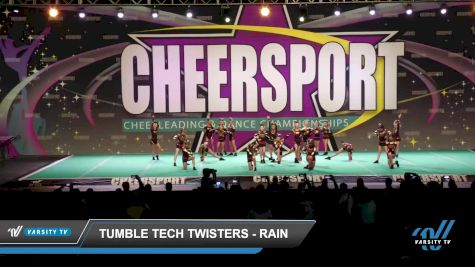 Tumble Tech Twisters - Rain [2022 L1 Youth - D2 - Medium] 2022 CHEERSPORT National Cheerleading Championship