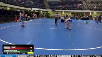 85 lbs Cons. Round 3 - Boston Frost, Team Bosco vs Quinn Meredith, Victory School Of Wrestling