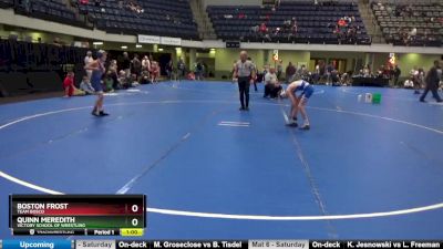 85 lbs Cons. Round 3 - Boston Frost, Team Bosco vs Quinn Meredith, Victory School Of Wrestling