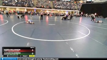 63 lbs Champ. Round 2 - Kaden Williamson, Sebolt Wrestling Academy vs Karson Ellenberg, Big Game Wrestling Club