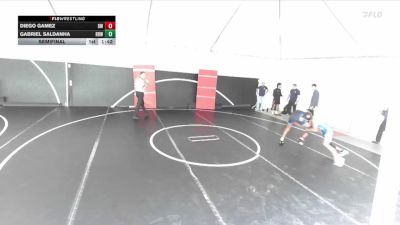 113 lbs Semifinal - Gabriel Saldanha, Rancho Bernardo Wrestling vs Diego Gamez, Dethrone WC