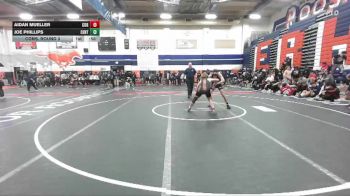 132 lbs Cons. Round 3 - Aidan Mueller, Corona vs Joe Phillips, Centennial (Corona)