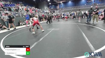 88 lbs Consolation - Price Cunningham, Barnsdall Youth Wrestling vs Fisher Hutchins, Salina Wrestling Club