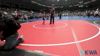 55 lbs Consi Of 4 - Lincoln Wright, Broken Arrow Wrestling Club vs Jasper Pulliam, Sperry Wrestling Club