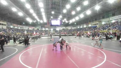46 lbs Semifinal - Ava Avila, Alamosa Wrestling vs Faith Lopez, Black Fox Wrestling Academy