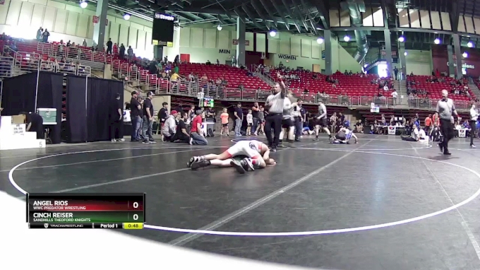 120 lbs 7th Place Match - Angel Rios, WWC Predator Wrestling vs Cinch ...