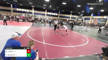 106 lbs Consi Of 32 #2 - Mark Lipsky, Mat Cats vs Eric Sandoval, Silverback WC