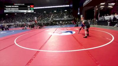 115 lbs Cons. Round 3 - Raine Brekhus, Cheyenne East vs Alaina McNees, H.E.M.