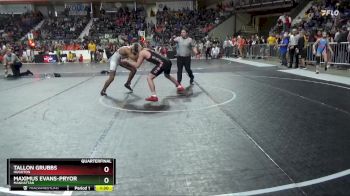 175 lbs Quarterfinal - Maximus Evans-Pryor, Manhattan vs Tallon Grubbs, Hugoton