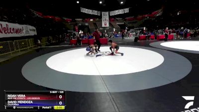 125 lbs Quarterfinal - Noah Vera, Beat The Streets - Los Angeles vs David Mendoza, California