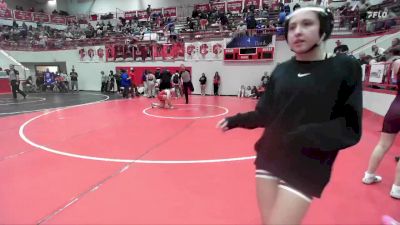 JH 126 lbs Champ. Round 2 - Emersyn Sims, YUKON vs Brayden Stout, CHOCTAW