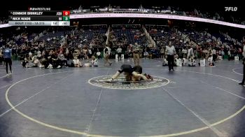 1A 215 lbs 3rd Place Match - Connor Brinkley, Jimmy C. Draughn High School vs Nick Wade, Rosewood High School