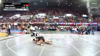 G - 135 lbs Quarterfinal - Kiera Lackey, Flathead (Kalispell) Girls vs Emily Zachary, Columbus Girls