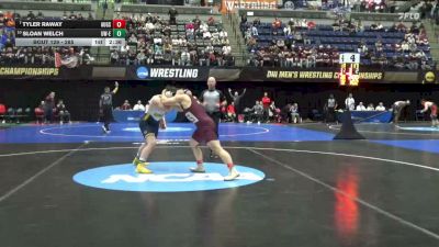 285 lbs Champ. Round 1 - Tyler Raway, Augsburg vs Sloan Welch, Wis.-Eau Claire