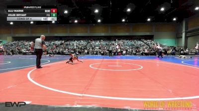 61 lbs Consi Of 4 - Alli Warne, Motherlode Wrestling Club vs Jolee Bryant, F-5 Grappling