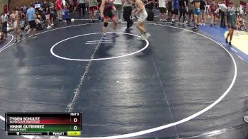 133 lbs Cons. Round 5 - Vinnie Gutierrez, Church Boyz vs Tyden Schultz, Silver State Wrestling