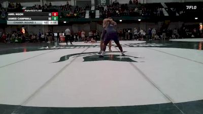 285 lbs Champ. Round 1 - James Campbell, Michigan State vs Abel Ngoh, Kent State