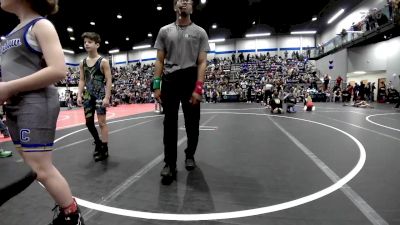 110 lbs Quarterfinal - Baxter Speichinger, Norman North vs Sean Schappell, Deer Creek Wrestling Club