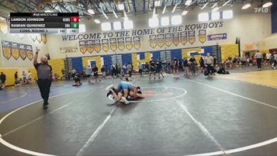 126 lbs Cons. Round 3 - Damian Quinonez, Unattached vs Landon Johnson, Black Creek Wrestling Club