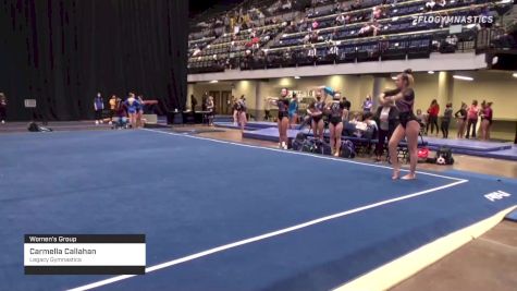Carmella Callahan - Women's Group, Legacy Gymnastics - 2021 Women's Xcel Region 4 Championships