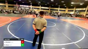 50 lbs Consi Of 8 #1 - Judah Moreno, Hawkeye/Speakeasy WC vs Nolan Khan, Bear Cave