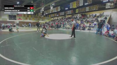 55 lbs Semifinal - Ezra Ayala, Jr Panther Wrestling vs Kaimana Nacua Jr, Aniciete Training Club