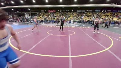 215 lbs Semifinal - Brady Calmes, Glenrock Wrestling Club vs Gabriele Rosales, Team Champs