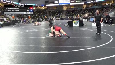 138 lbs Cons. Round 2 - Corrie Williams, Adams State vs Athena Willden, William Jewell College