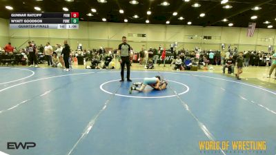 65 lbs Quarterfinal - Gunnar Ratciff, Prime 9U vs Wyatt Goodson, Powerhouse Gold 9U