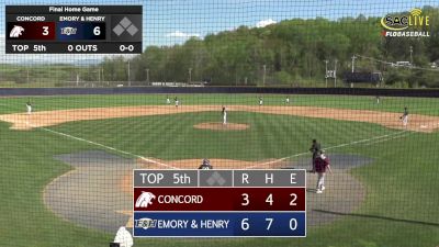 Replay: Concord vs Emory & Henry | Apr 19 @ 3 PM