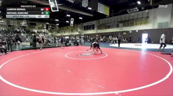 132 lbs Cons. Round 3 - Landon Bernal, Imperial vs Michael Sanchez, Bonita Vista